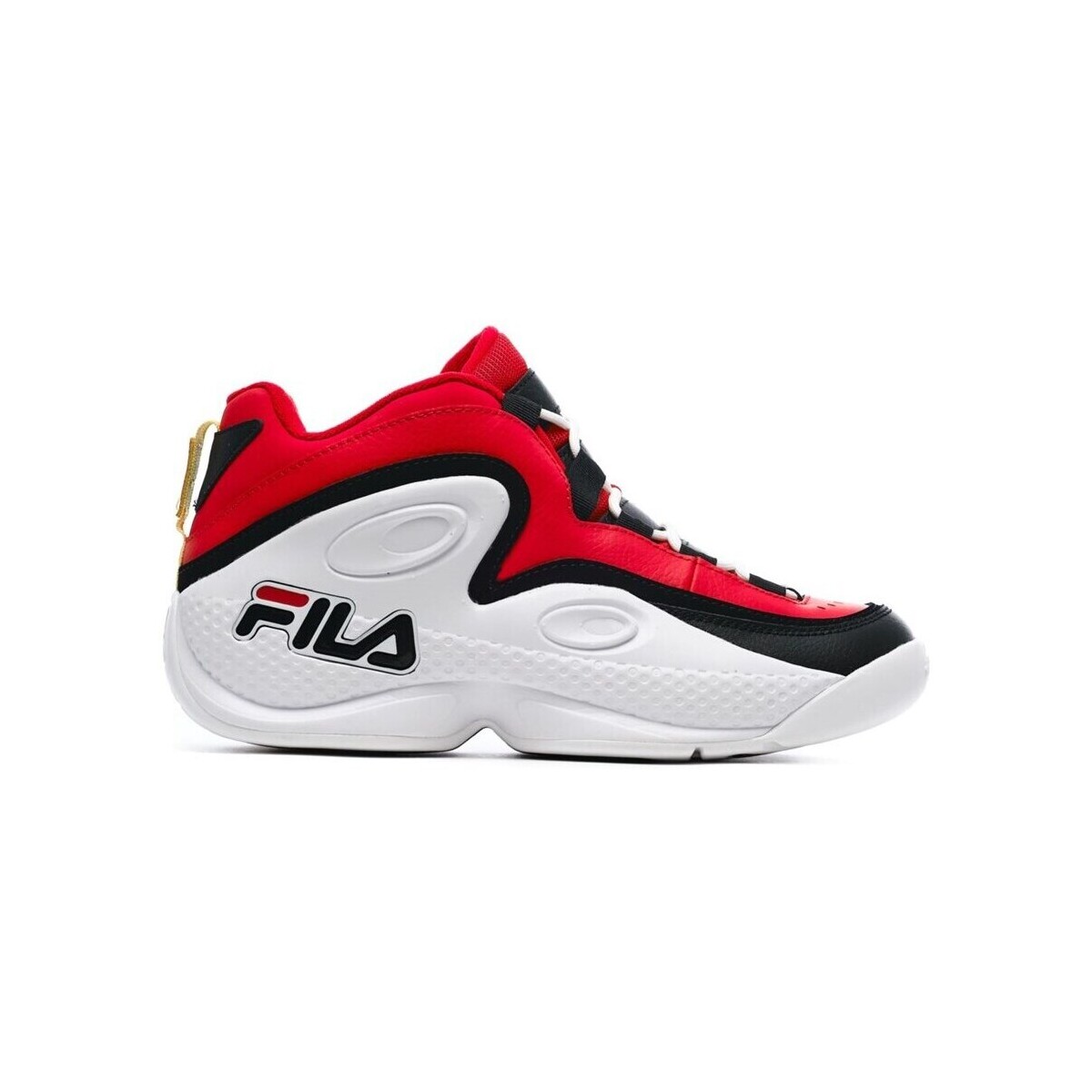 Chaussures Homme Boots Fila Grant Hill 3 Mid Blanc, Rouge