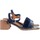 Chaussures Femme Sandales et Nu-pieds Geox Sandale Talon Cuir Marykarmen Marine