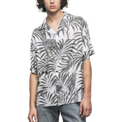 Vêtements Homme T-shirts & Polos GaËlle Paris Chemise de bowling  manches mi-longues en viscose Noir