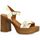 Chaussures Femme Sandales et Nu-pieds Kaola Nu pieds cuir laminé Doré