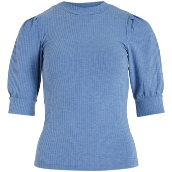 Vêtements Femme Vestes en jean Vila Noos Top Felia 2/4 - Federal Blue Bleu
