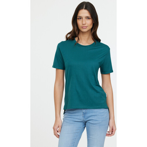 Vêtements Femme Echarpes / Etoles / Foulards Lee Cooper T-shirt AZA Vert bouteille Vert
