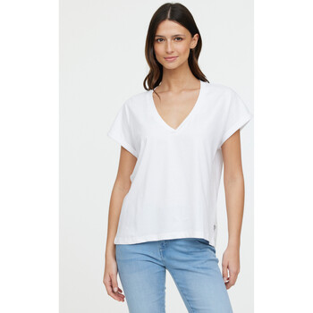 Vêtements Femme T-shirts & Polos Lee Cooper T-shirt ALYS MC Optic white Optic white