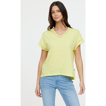 Vêtements Femme T-shirts & Polos Lee Cooper T-shirt ACANA MC Lemon LEMON