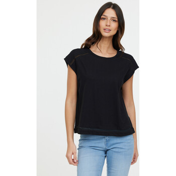 Vêtements Femme T-shirts & Polos Lee Cooper T-shirt ANIELE SM Black BLACK