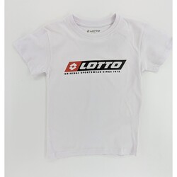 Vêtements Garçon Printemps / Eté Lotto Junior - T-shirt - TL 1134 Blanc