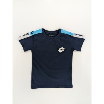 Vêtements Garçon Foot Short Bleu Jr Lotto Junior - T-shirt - LOT 6610 Marine
