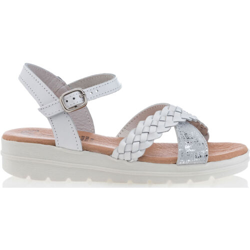 Chaussures Fille Alf the Label Luxe Stella Tote Stella Pampa Sandales / nu-pieds Fille Blanc Blanc