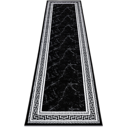 Maison & Déco Tapis Rugsx Tapis, le tapis de couloir GLOSS moderne 70x200 cm Noir