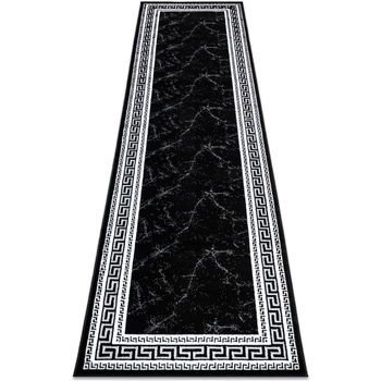Maison & Déco Tapis Rugsx Tapis, le tapis de couloir GLOSS moderne 70x300 cm Noir