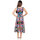 Vêtements Femme Robes longues Isla Bonita By Sigris Longue Robe Midi Multicolore