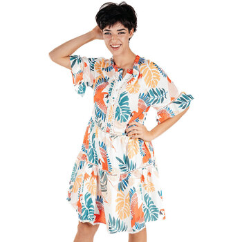 Isla Bonita By Sigris Robe Courte Multicolore - Livraison Gratuite |  Sb-roscoffShops ! - Vêtements Robes courtes Femme 73,99 €
