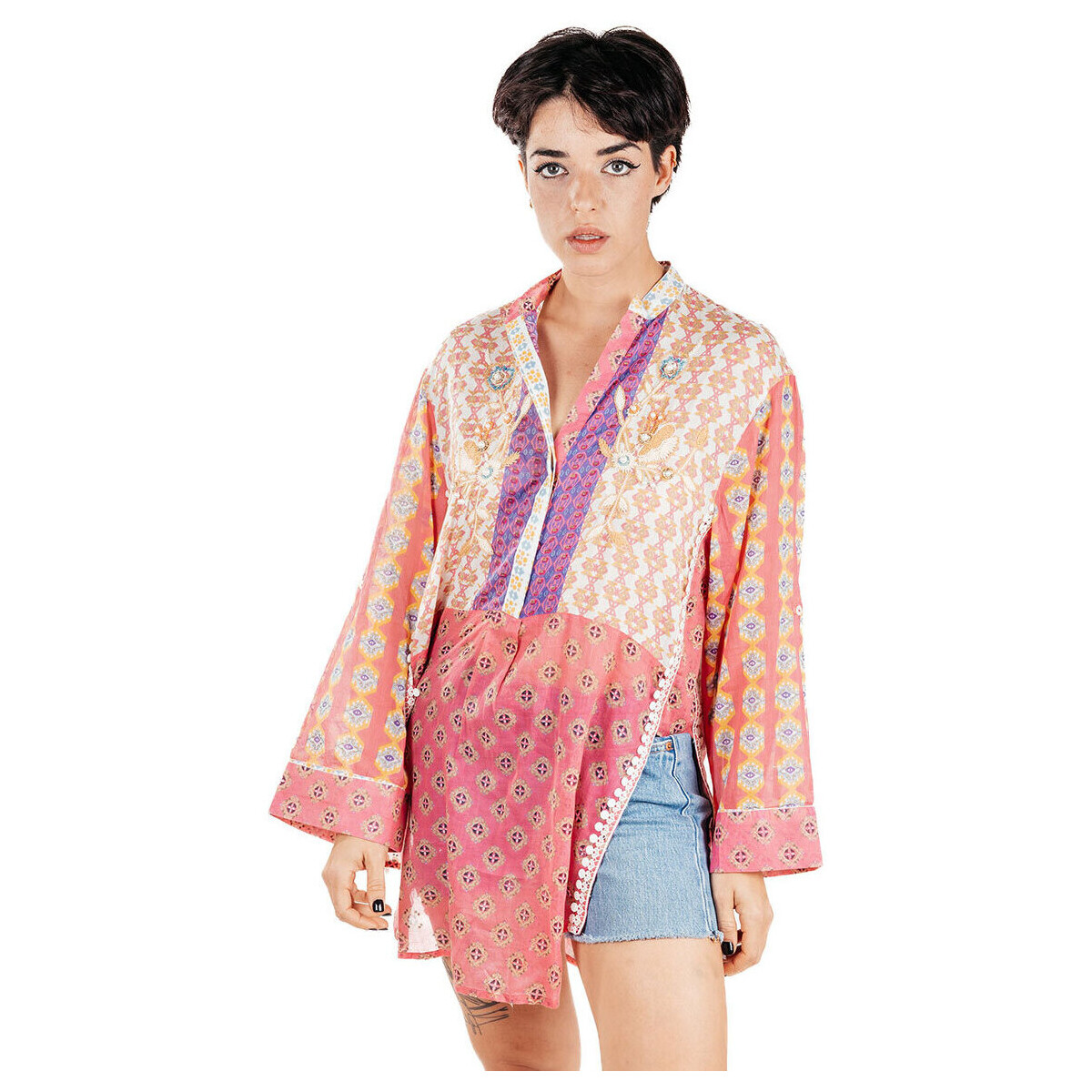 Vêtements Femme Robes Isla Bonita By Sigris Kurta Multicolore