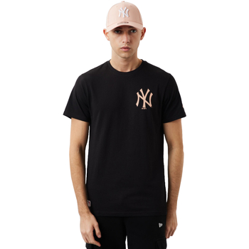 Vêtements Homme T-shirts manches courtes New-Era MLB New York Yankees Tee Noir
