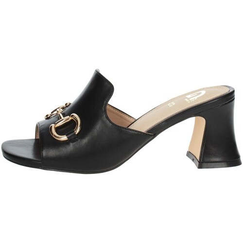 Chaussures Femme Claquettes Polo Ralph Lauren GD746 Noir