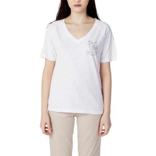 Vêtements Femme T-shirts manches courtes Blauer 23SBLDH02404 Blanc