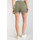 Vêtements Femme Shorts / Bermudas Le Temps des Cerises Short veli2 kaki Vert