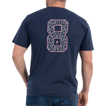 Ruckfield T-shirt coton biologique col rond Bleu