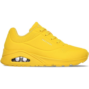 Chaussures Femme Baskets mode Skechers Uno Stand On Air Jaune