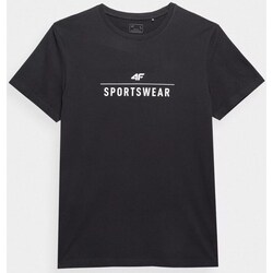 T-shirt Sportswear Logo branco preto vermelho