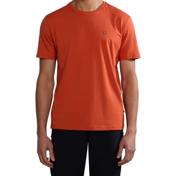 Vêtements Homme T-shirts manches cinzento Napapijri Salis SS Sum Orange