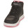 Chaussures Fille Baskets montantes Kappa OSCAR MID KID EV Noir / Rose