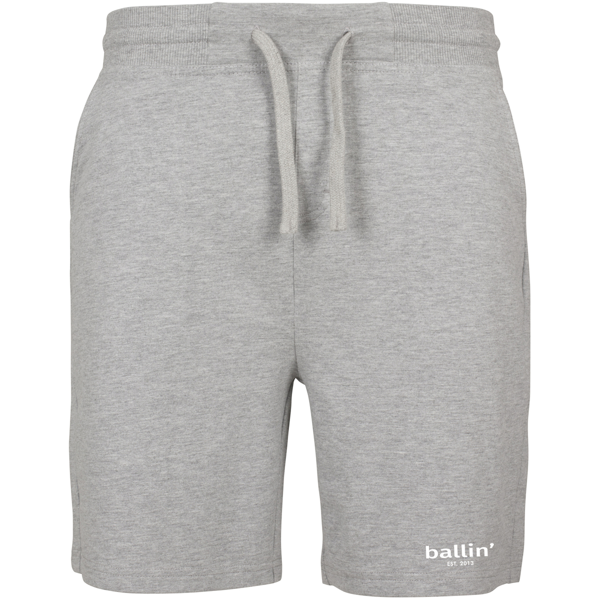 Vêtements Homme Shorts / Bermudas Side Split Knitted Top & Pants Set Small Logo Jogging Short Gris