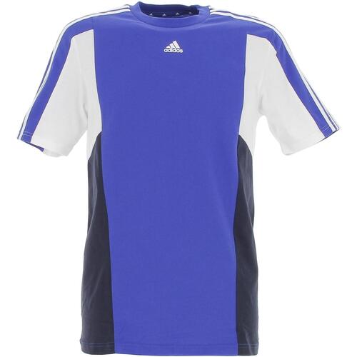 Vêtements Garçon T-shirts manches courtes adidas york Originals U 3s cb tee Bleu