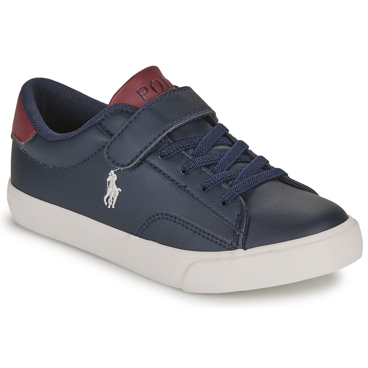 Chaussures Enfant Baskets basses Polo Multi Ralph Lauren THERON V PS polo-neck knit jumper