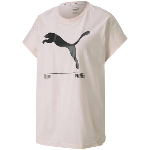 Vêtements Femme T-shirts manches courtes Puma 581371-17 Rose