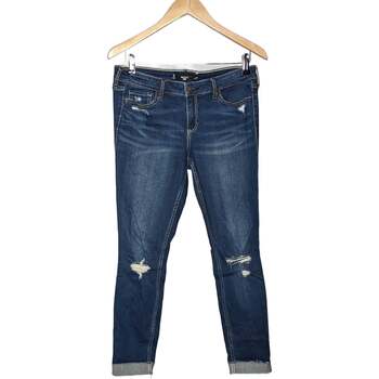 jeans hollister  jean droit femme  36 - t1 - s bleu 