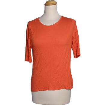 Vêtements Femme Tops / Blouses Soft Grey Top Manches Courtes  34 - T0 - Xs Orange