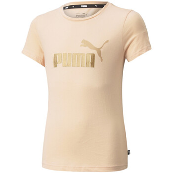 Vêtements Enfant T-shirts manches courtes Puma 366487-12 587041-91 Orange