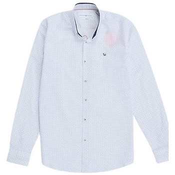 Vêtements Homme Chemises manches longues Benson&cherry CLASSIC CHEMISE ML - Blanc - 3XL Blanc