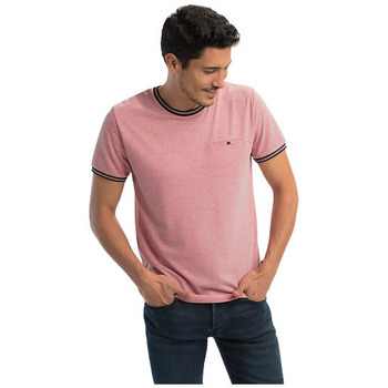 Vêtements Homme T-shirts & Polos Benson&cherry T-SHIRT MC CLASSIC - Corail - L Corail