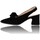 Chaussures Femme Escarpins Wonders Zapatos con Tacón sin Talón para Mujer de  Over I-9003 Noir