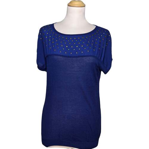 Vêtements Femme Gilet Femme 36 - T1 - S Bleu Kookaï top manches courtes  36 - T1 - S Bleu Bleu