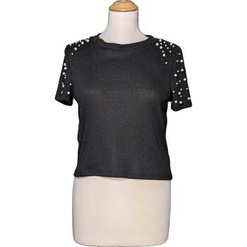 Vêtements Femme T-shirts & Polos H&M top collars courtes  38 - T2 - M Noir Noir