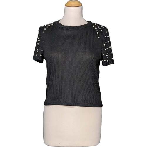 Vêtements Femme T-shirts & Polos H&M top manches courtes  38 - T2 - M Noir Noir