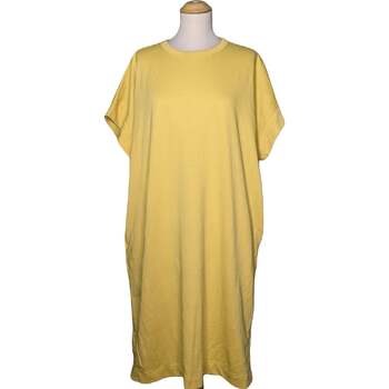 Vêtements Femme Robes Uniqlo robe mi-longue  42 - T4 - L/XL Jaune Jaune