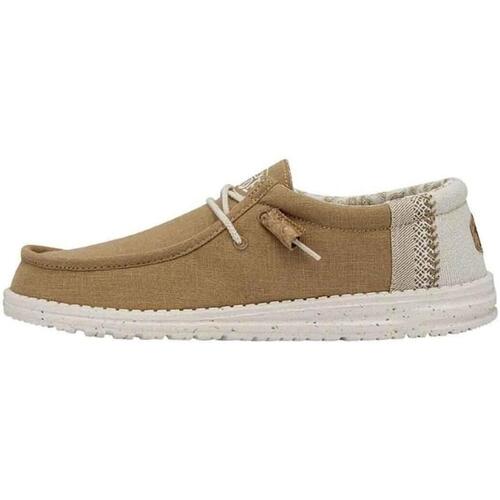Chaussures Homme Wally Sox Triple Needle Hey Dude  Beige