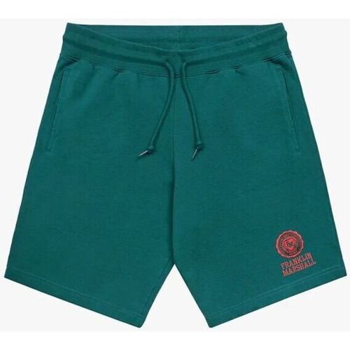 Vêtements Shorts / Bermudas Franklin & Marshall JM4033.2000P01-235 SEAFLOOR Vert
