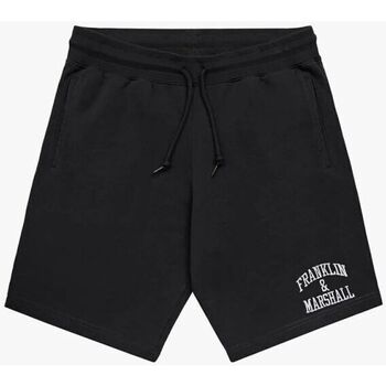 Vêtements Homme Shorts / Bermudas Franklin & Marshall JM4007-2000P01 ARCH LETTER-980 Noir