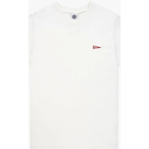 Vêtements T-shirts & Polos Tonal Shiny Logo Sweatshirt Teens JM3110.1009P01 PATCH PENNANT-011 Blanc
