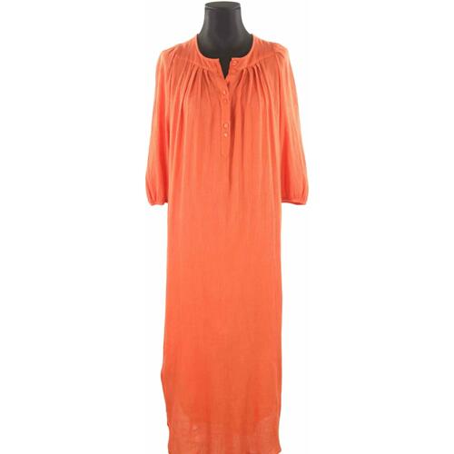 Vêtements Femme Robes Des Petits Hauts Robe en coton Orange