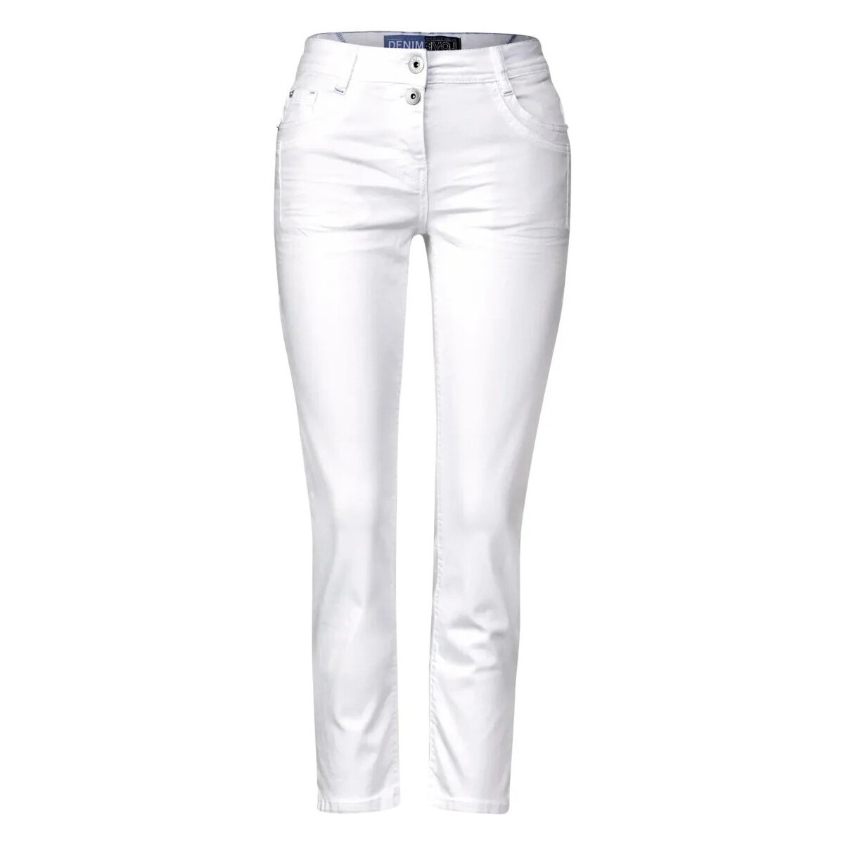 Vêtements Femme Pantalons 5 poches Cecil 149680VTPE23 Blanc