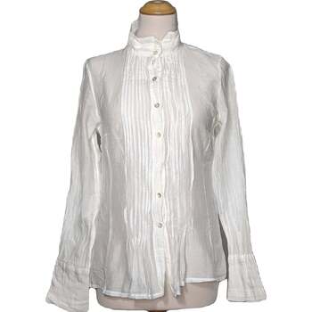 Vêtements Femme Chemises / Chemisiers La Fée Maraboutée chemise  36 - T1 - S Blanc Blanc