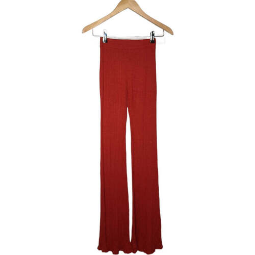Vêtements Femme Pantalons Bershka 34 - T0 - XS Rouge