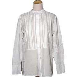 Vêtements Femme Chemises / Chemisiers Uniqlo Chemise  36 - T1 - S Blanc