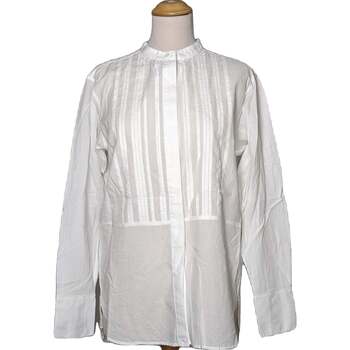 chemise uniqlo  chemise  36 - t1 - s blanc 